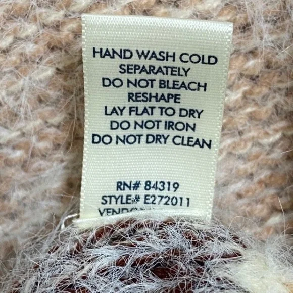 BKE Striped Fuzzy Knit Sweater Earthy Rustic Southwestern Boho Cottagecore Small - Picture 6 of 11